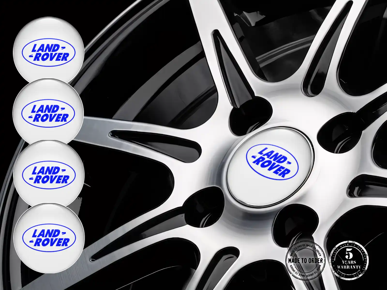 Land Rover Ruota Decalcomania Edizione Adesivi Silicone Gara Max